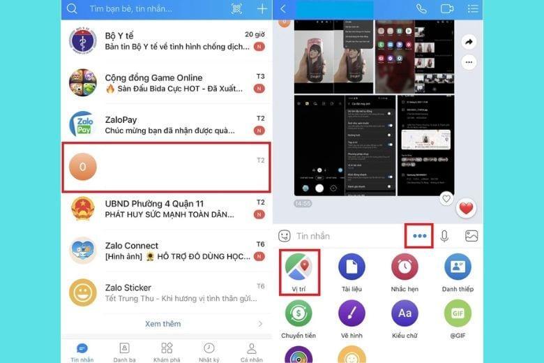 Chia sẻ vị trí qua zalo|Bật mí cách gửi định vị qua Zalo cực kỳ đơn giản