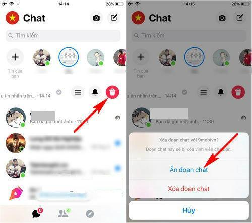 Hướng dẫn các cách ghim tin nhắn Messenger, ẩn tin nhắn và bỏ qua tin nhắn